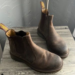 Dr Martens Crazy Horse leather chelsea boots UK 37/US M 5 (W 6)